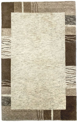Nepal mattan - 183 x 118 cm - beige