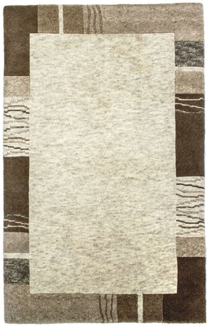 Nepal mattan - 183 x 118 cm - beige