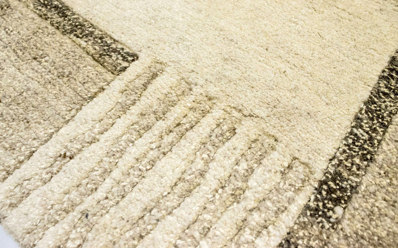 Nepal mattan - 173 x 122 cm - beige