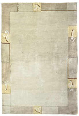Nepal mattan - 180 x 124 cm - beige