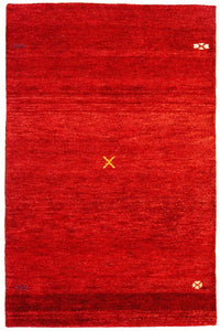 Gabbeh-matta - Indus - 182 x 115 cm - röd