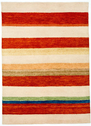 Gabbeh-matta - Indus - 196 x 139 cm - färgad
