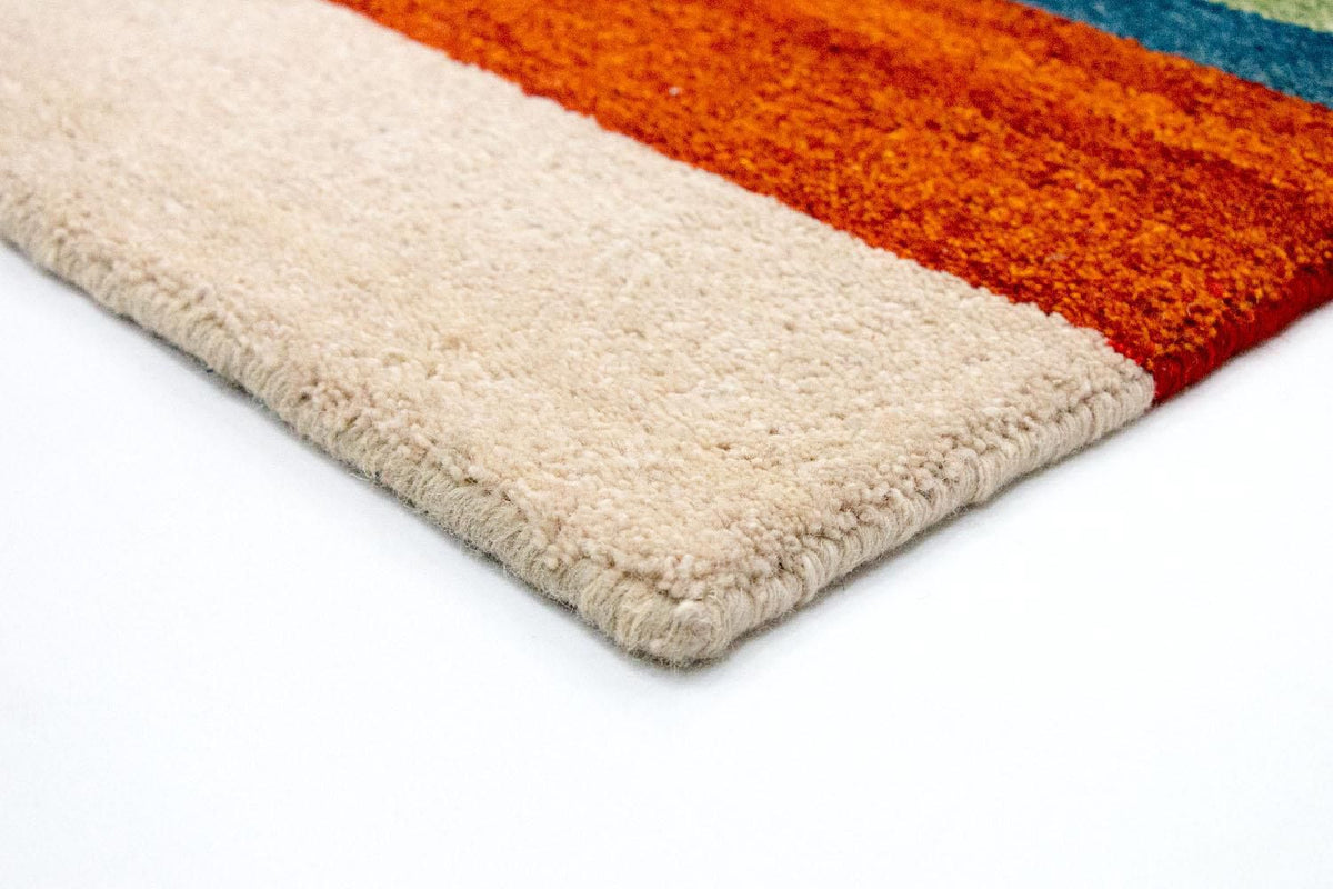 Gabbeh-matta - Indus - 196 x 139 cm - färgad