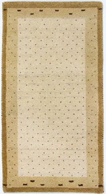 Gabbeh-matta - Indus - 136 x 72 cm - beige
