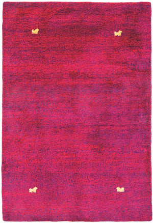 Gabbeh-matta - Indus - 205 x 140 cm - rosa