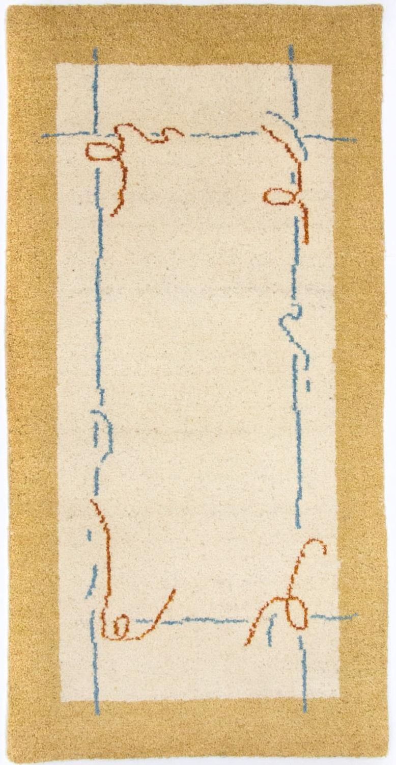 Gabbeh-matta - Indus - 140 x 70 cm - beige