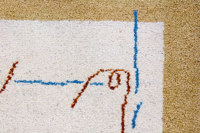 Gabbeh-matta - Indus - 140 x 70 cm - beige