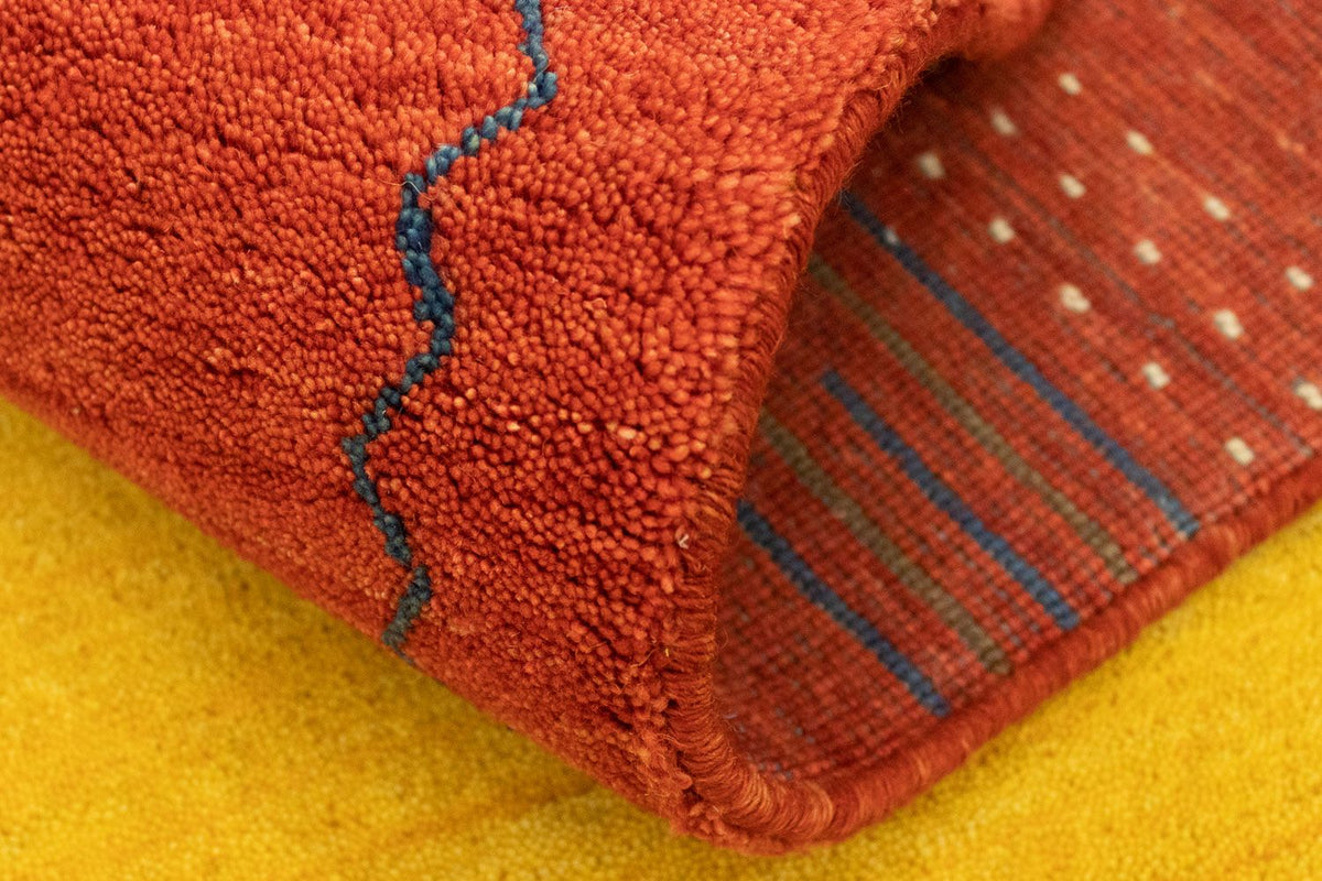 Gabbeh-matta - Indus - 180 x 120 cm - guld