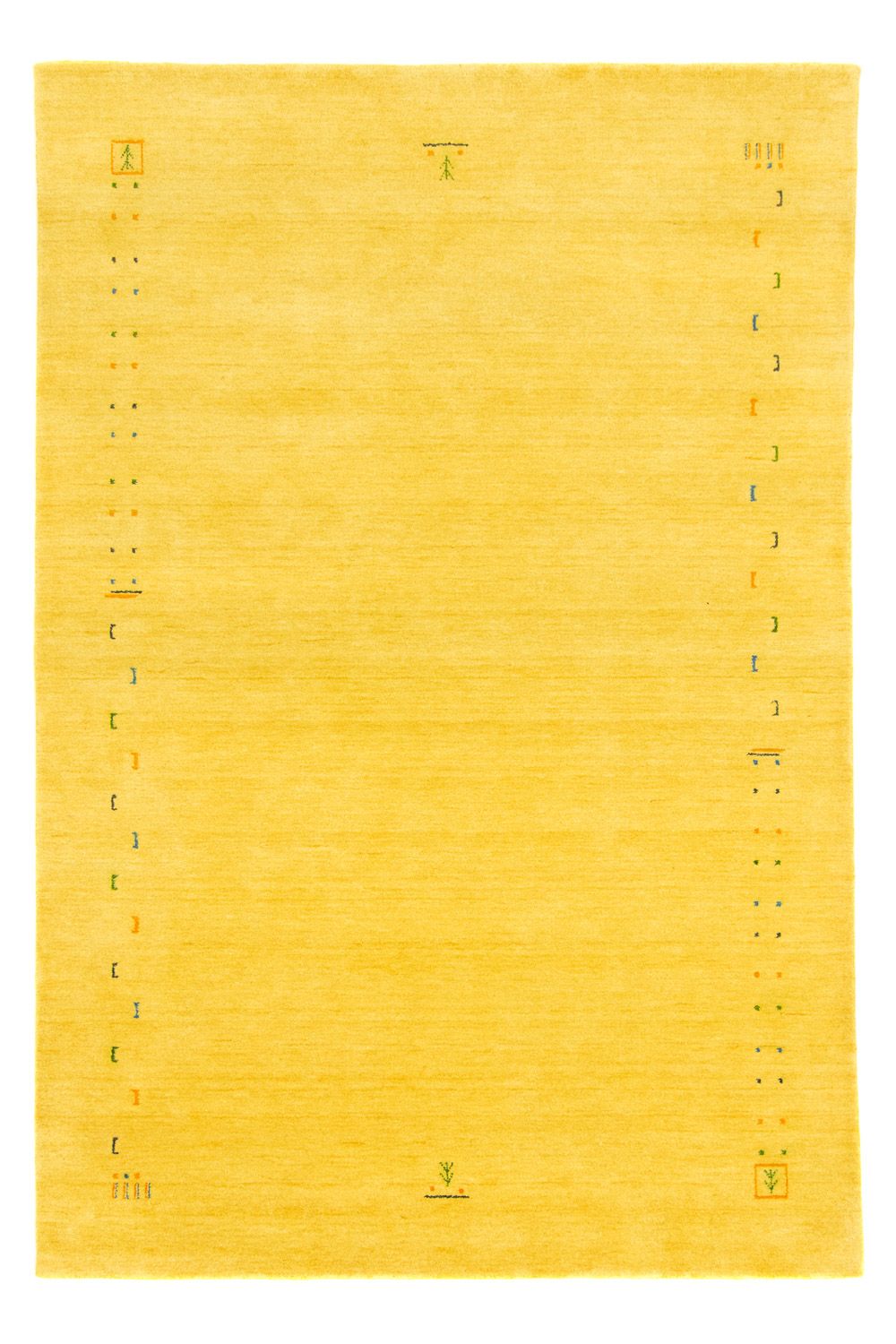 Gabbeh-matta - Indus - 250 x 200 cm - guld
