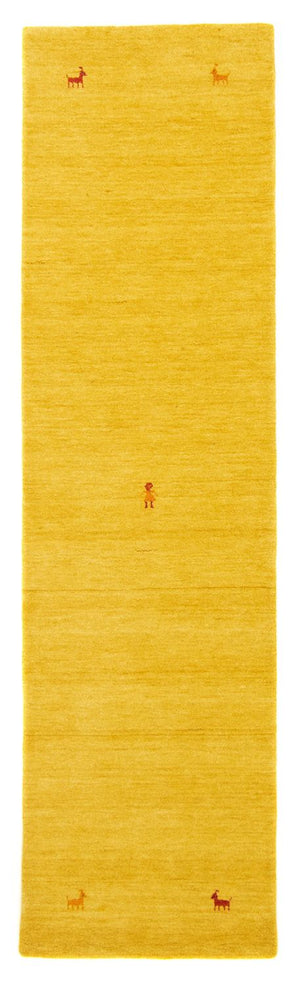 Runner Gabbeh-matta - Softy - 200 x 80 cm - guld