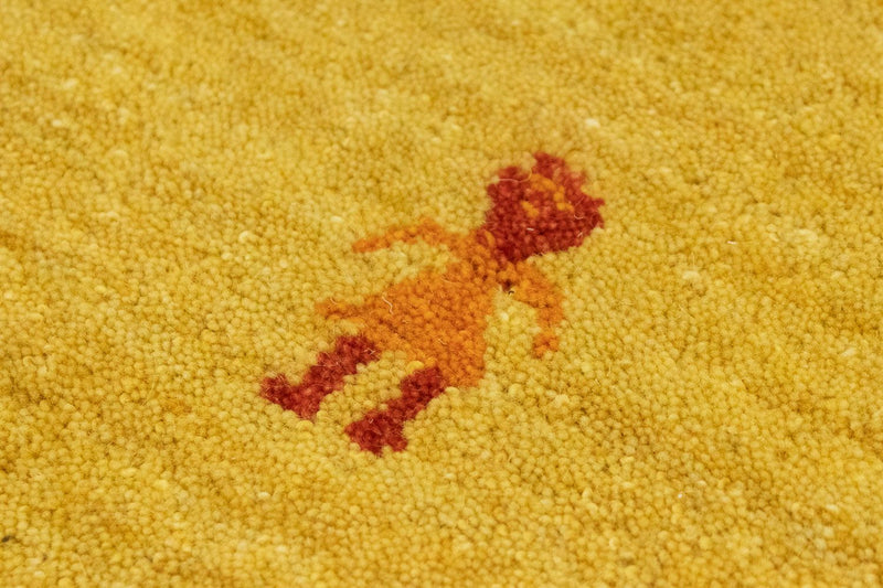 Gabbeh-matta - Softy - 300 x 250 cm - guld