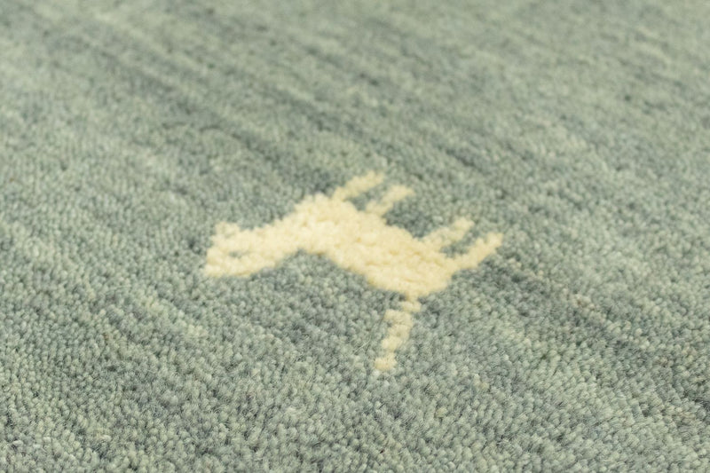 Runner Gabbeh-matta - Indus - 200 x 80 cm - grått