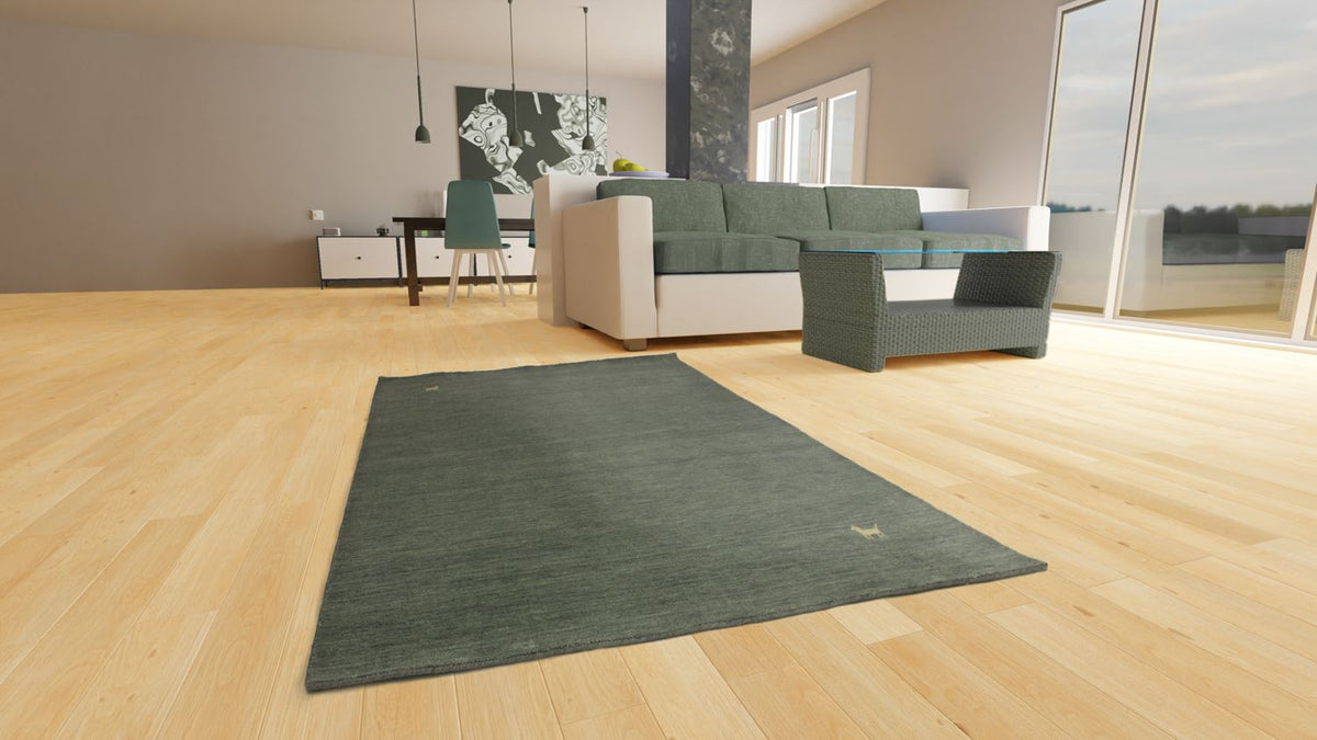 Gabbeh-matta - Indus - 250 x 200 cm - grått