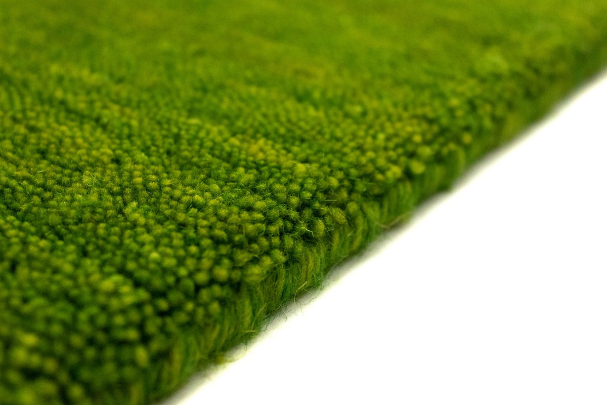 Runner Gabbeh-matta - Indus - 240 x 80 cm - grön