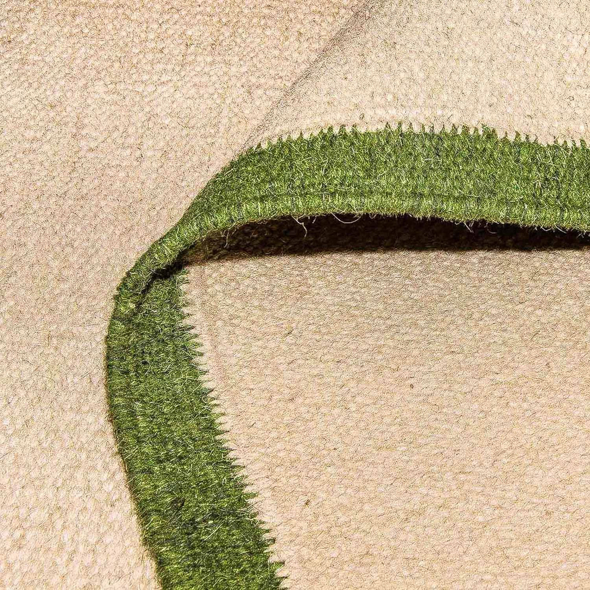 Kelim matta - trendig - 180 x 120 cm - grön