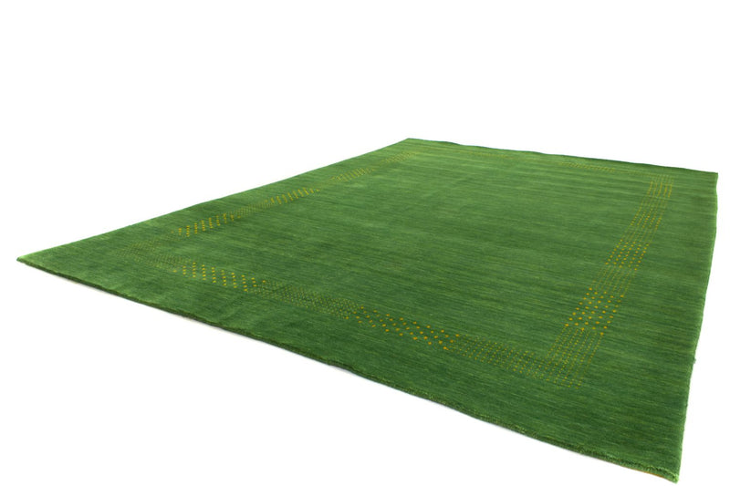 Gabbeh-matta - Indus - 300 x 250 cm - grön