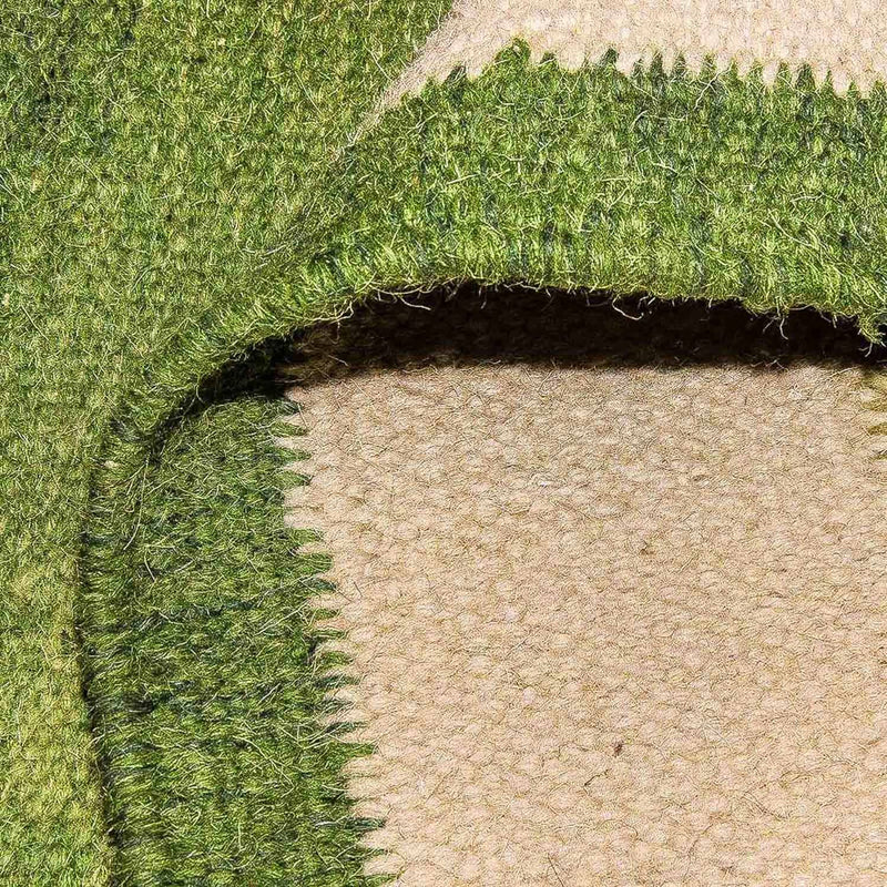 Runner Kelim matta - trendig - 250 x 80 cm - grön