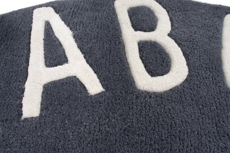Alfabetet ABC Barnmatta Runt