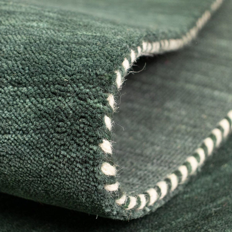 Gabbeh-matta - Softy - 160 x 90 cm - mörkgrön