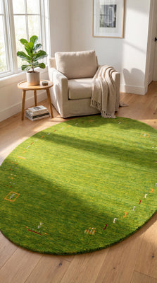 Gabbeh-matta - Indus - Fenth - oval