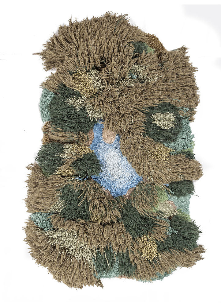 Ullmatta särskild form  - 150 x 90 cm - flerfärgad