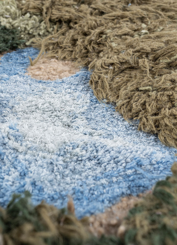 Ullmatta särskild form  - 150 x 90 cm - flerfärgad