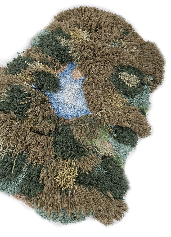 Ullmatta särskild form  - 150 x 90 cm - flerfärgad