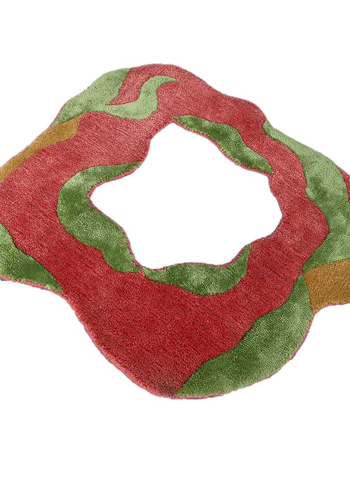 Designermatta särskild form  - 70 x 80 cm - orange