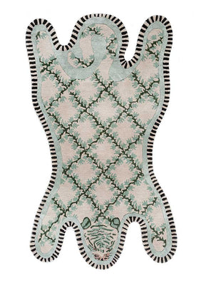 Barnens matta särskild form  - 143 x 90 cm - grön