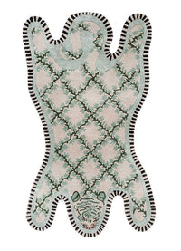 Barnens matta särskild form  - 143 x 90 cm - grön