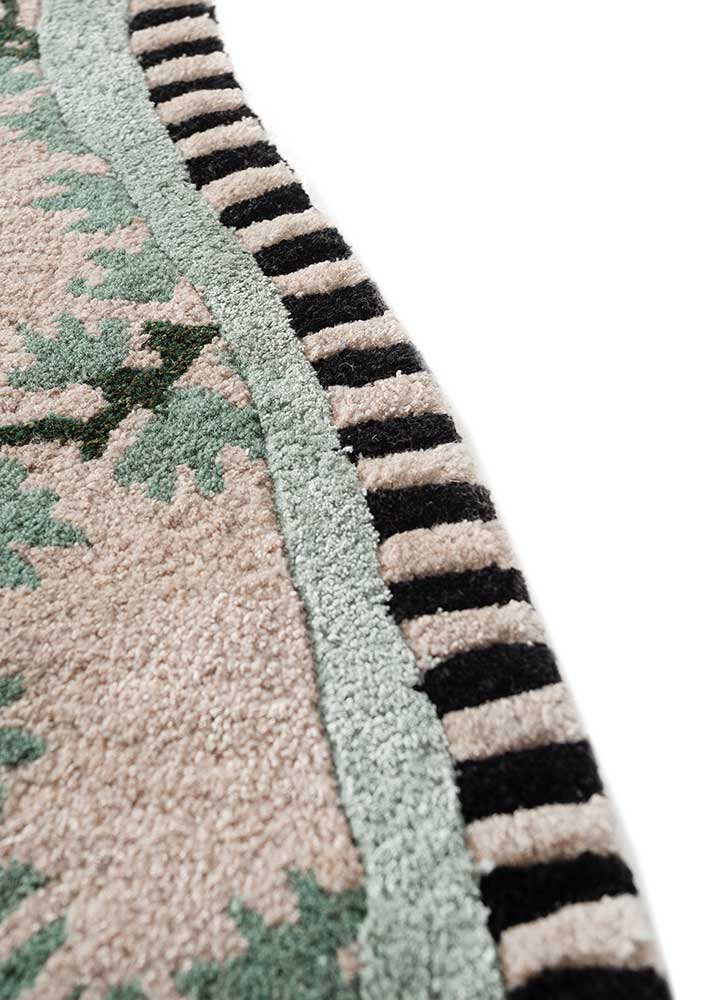 Barnens matta särskild form  - 143 x 90 cm - grön