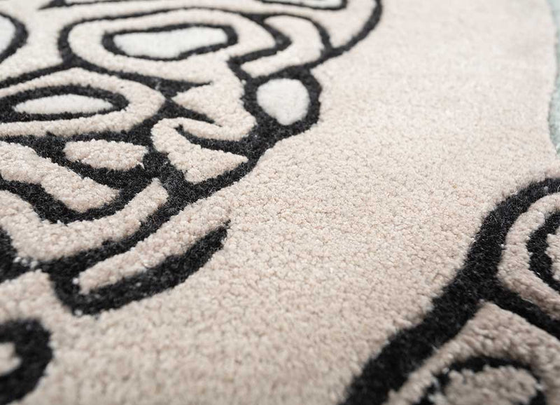 Barnens matta särskild form  - 197 x 90 cm - grädde