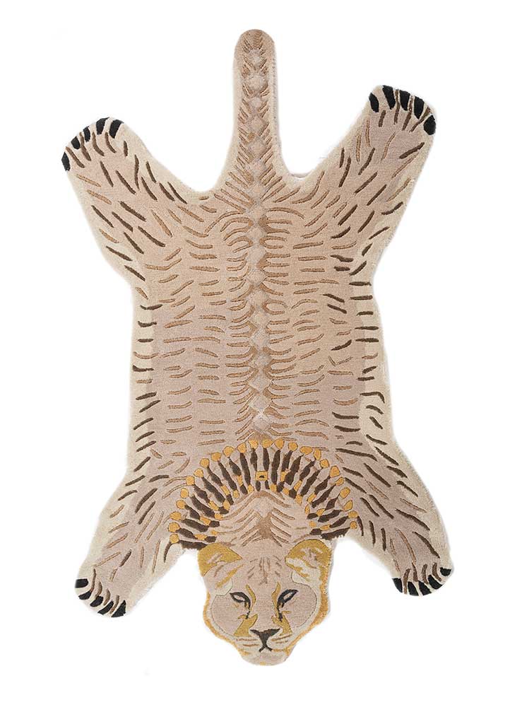 Barnens matta särskild form  - 153 x 90 cm - grädde