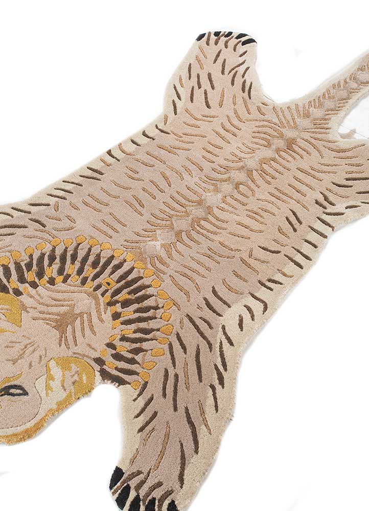 Barnens matta särskild form  - 153 x 90 cm - grädde