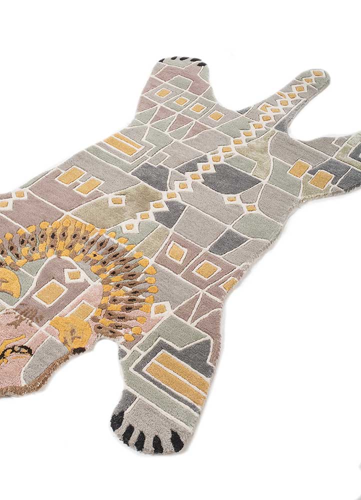 Barnens matta särskild form  - 153 x 90 cm - flerfärgad