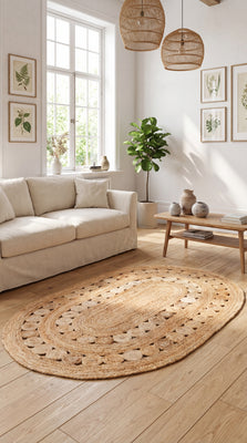 Sisalmatta - Darcia - oval