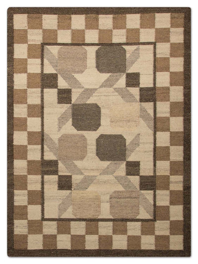 Modern kilim Mattan 140x200cm - Ullmatta