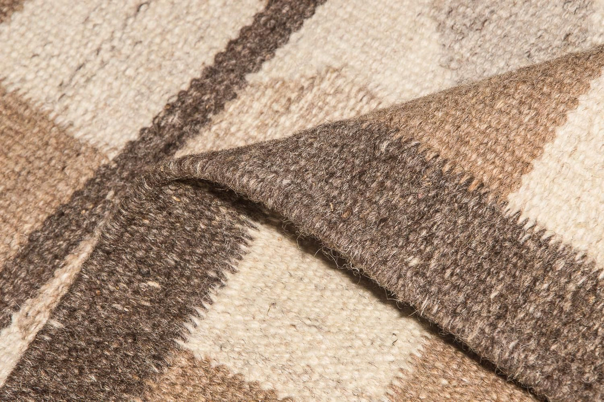 Kelim matta - trendig - 200 x 140 cm - natur