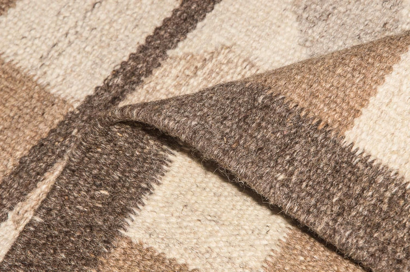 Kelim matta - trendig - 200 x 140 cm - natur