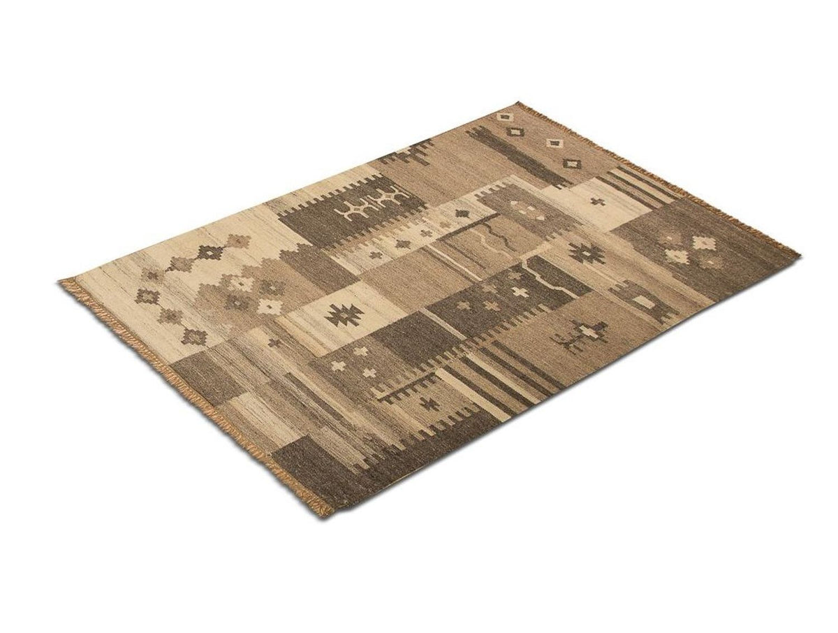 Kelim matta - trendig - 200 x 140 cm - flerfärgad