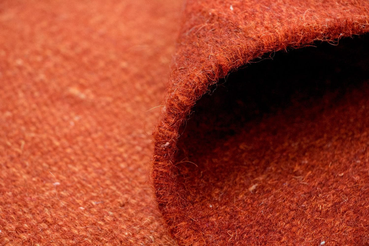 Kelim matta - trendig - 202 x 143 cm - orange