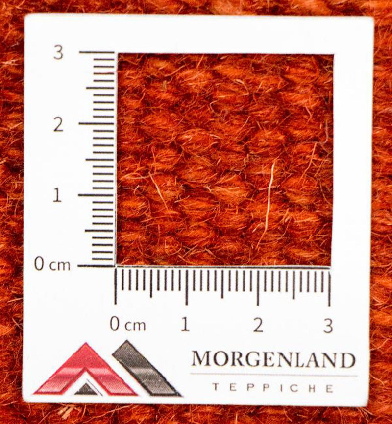 Kelim matta - trendig - 202 x 143 cm - orange