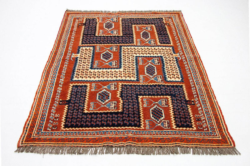 Kelim Carpet - orientalisk matta - 185 x 145 cm - flerfärgad