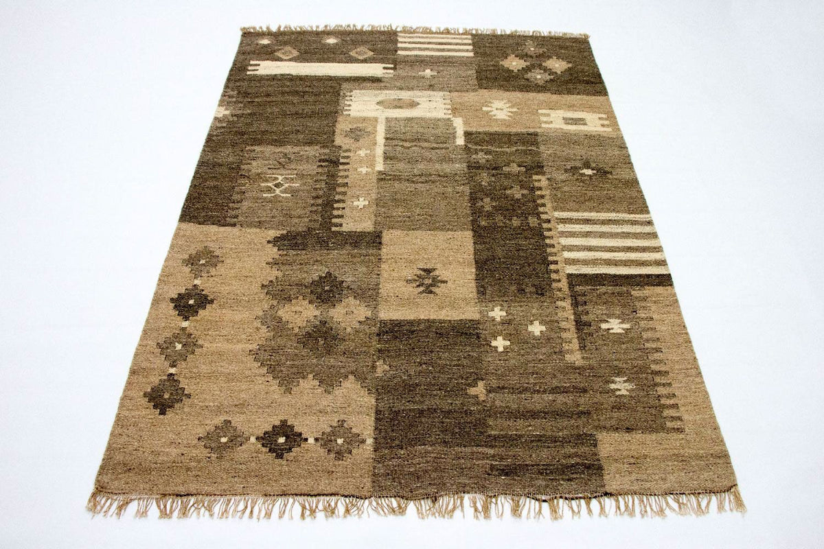 Kelim matta - trendig - 200 x 140 cm - flerfärgad