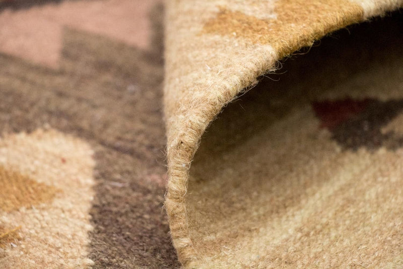 Kelim matta - trendig - 187 x 126 cm - gul