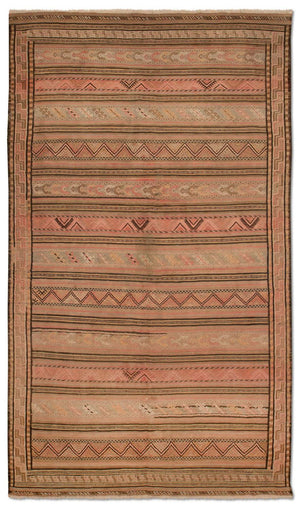Kelim Carpet - orientalisk matta - 263 x 150 cm - flerfärgad