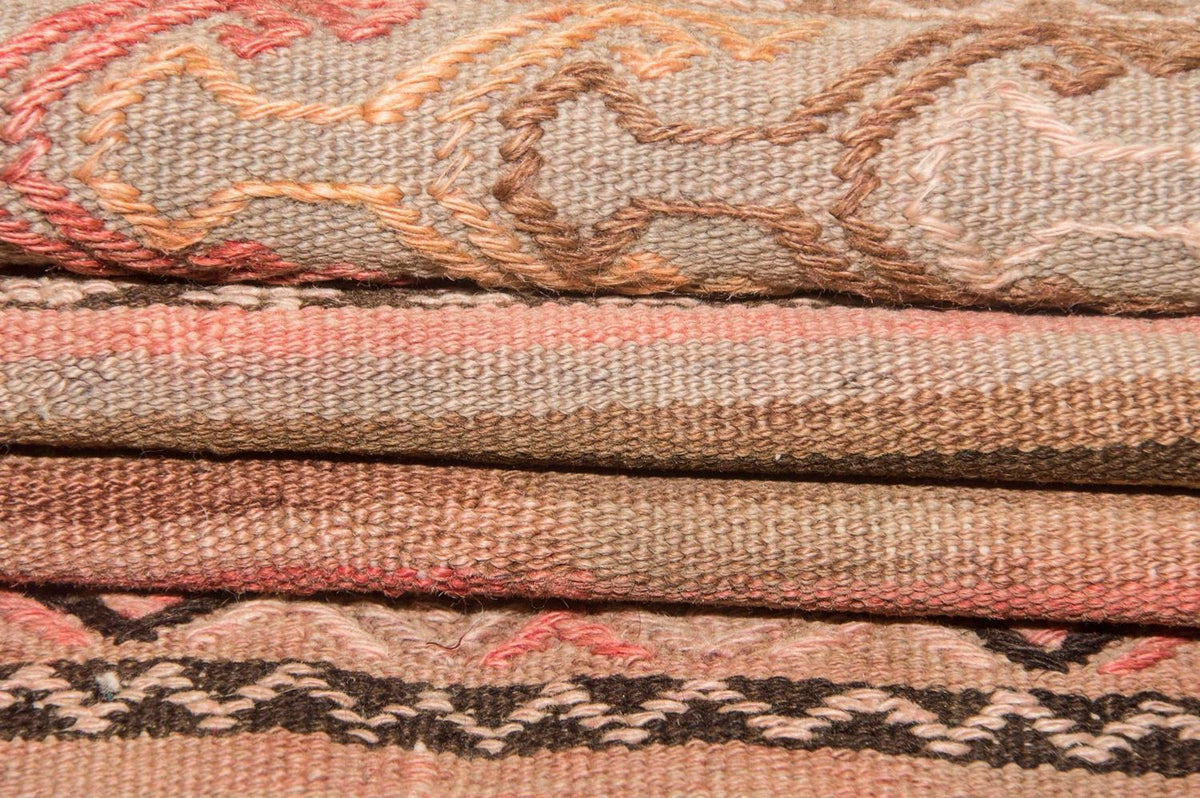 Kelim Carpet - orientalisk matta - 263 x 150 cm - flerfärgad