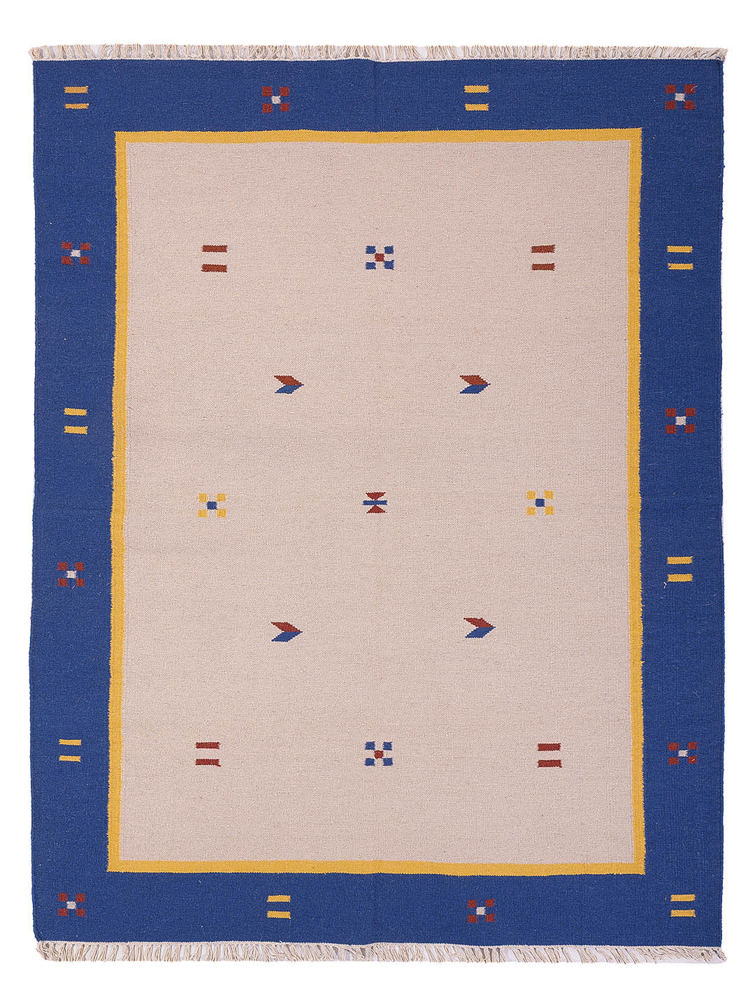 Kelim matta - trendig - 240 x 170 cm - karamell