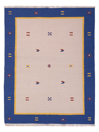 Kelim matta - trendig - 240 x 170 cm - karamell