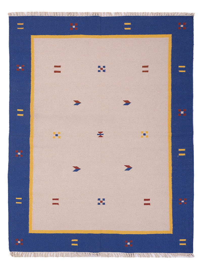 Kelim matta - trendig - 240 x 170 cm - karamell